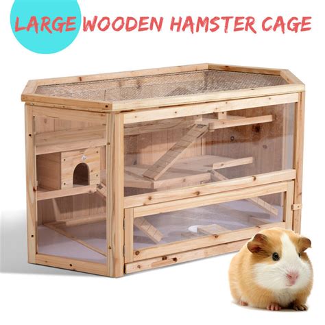 wooden hamster home|3 tier wooden hamster cage.